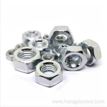 Hex Nuts Carbon Steel/Stainless Steel/Zinc Plated